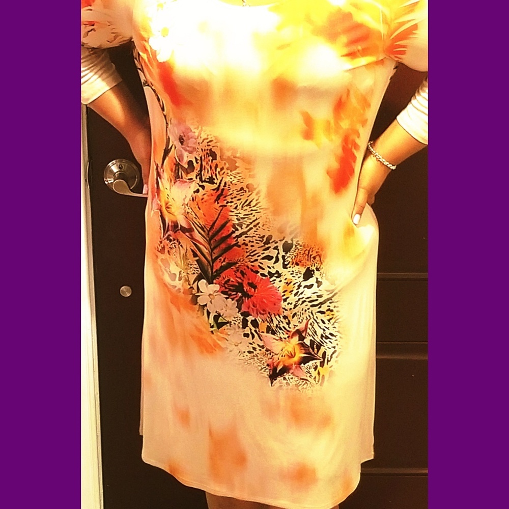 Exotic pattern dress